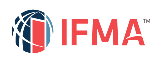 The image shows the logo of IFMA. It features a globe with red and blue segments on the left, and the letters "IFMA" in bold red font on the right. The slightly slanted "A" in "IFMA" has a TM symbol above it. Curious about vertical options for your brand? Notice how this design integrates elements seamlessly.