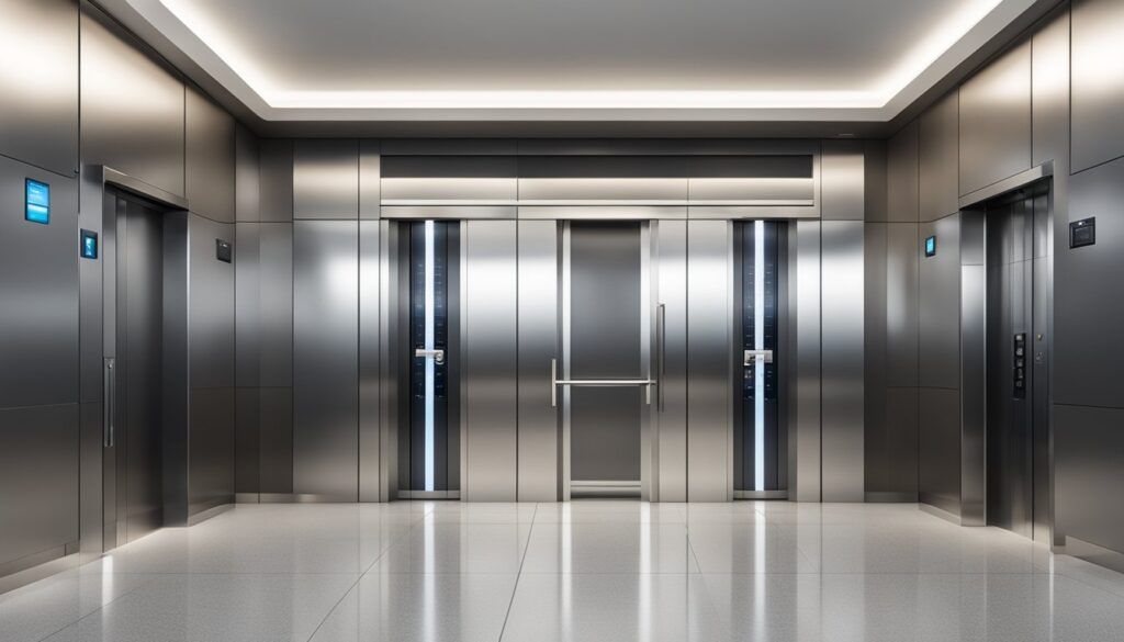A modern elevator